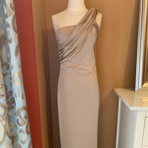 Halston Heritage Dresses & Skirts - Halston Heritage Gold/Bronze Jersey Gown Sz 0